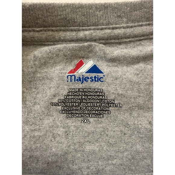 Majestic San Francisco Giants 2010 World Series Champions T-Shirt 2XL Gray - Picture 3 of 4